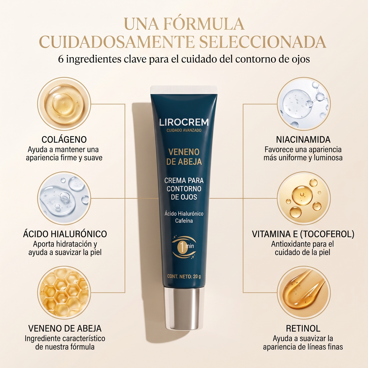 Crema para Ojeras y Bolsas